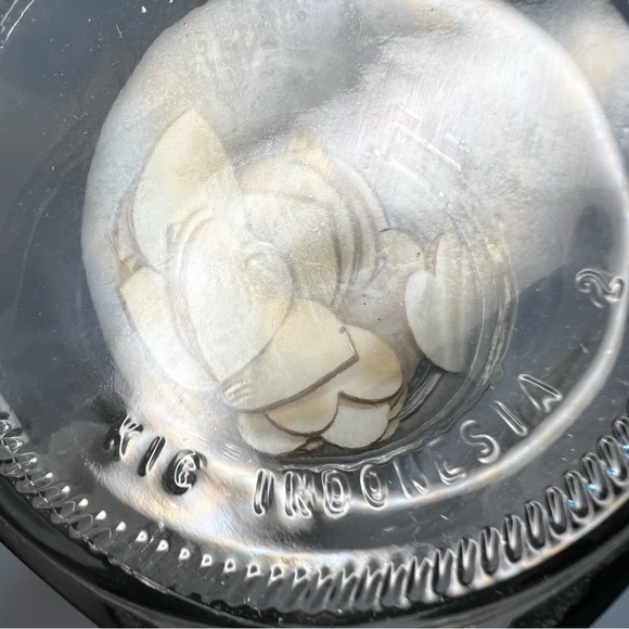 KIG Glass mason Jar rubber locking hinged lid 140 wooden hearts 1 1/2” - Picture 10 of 11